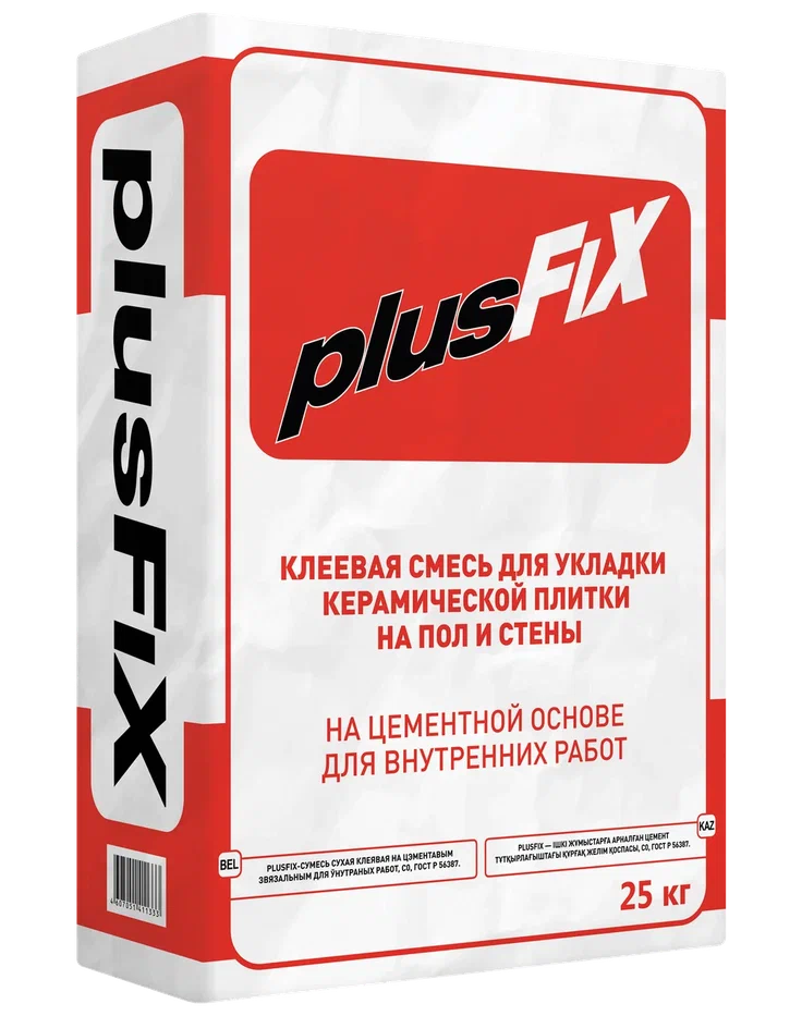Купить PlusFix - клеевая смесь 25kg bag в Краснодаре