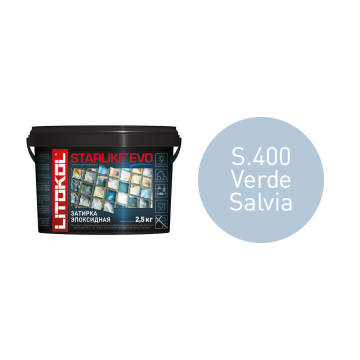 STARLIKE EVO S.400  VERDE SALVIA затир.смесь (2,5kg bucket)
