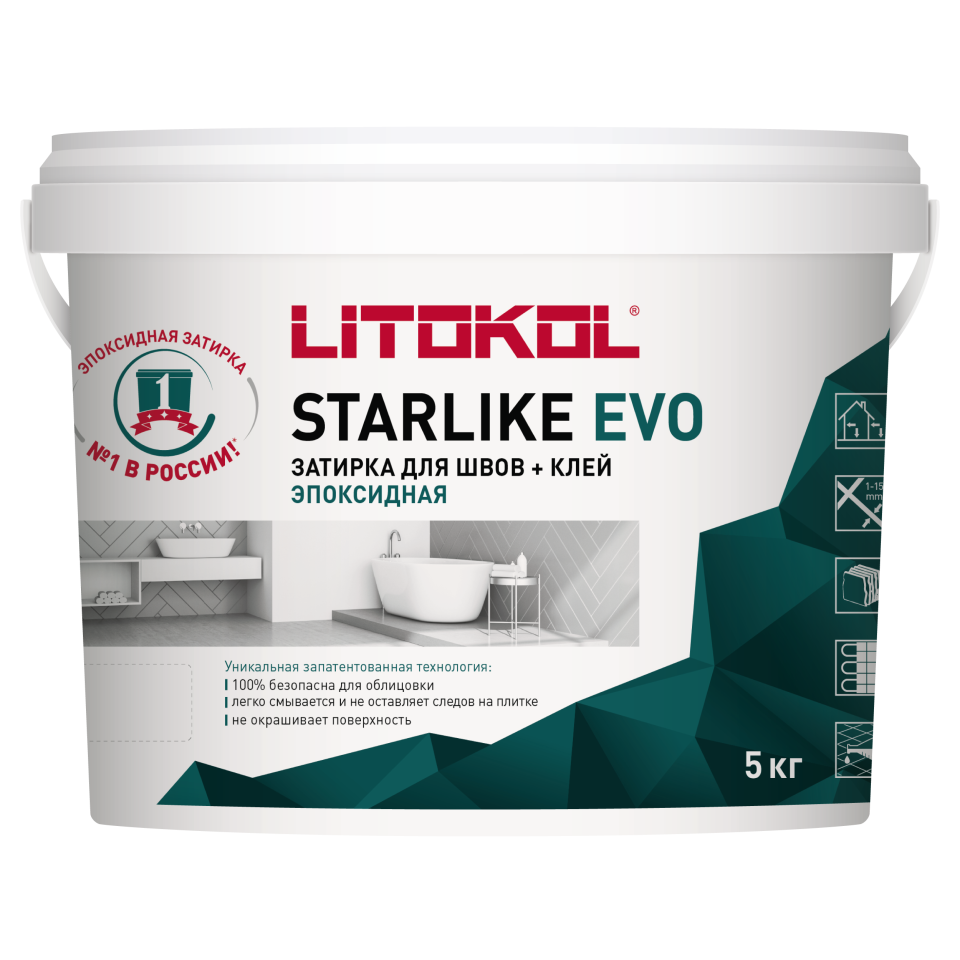 Купить STARLIKE EVO S.145 NERO CARBONIO затир.смесь (5kg bucket) в Краснодаре