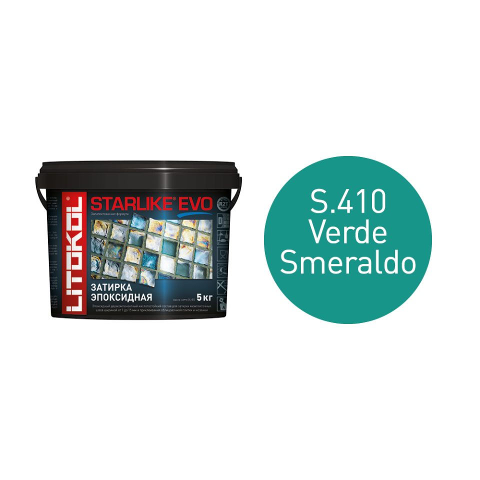 Купить STARLIKE EVO S.410 VERDE SMERALDO затир.смесь (5kg bucket) в Краснодаре