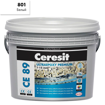 Купить Эпоксидная затирка Ceresit CE89 2,5kg White 801 в Краснодаре