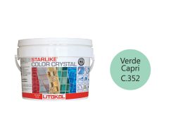 Купить LITOCHROM Starlike C.352 СOLORCRYSTAL VerdeCapri 2,5kg bucket в Краснодаре