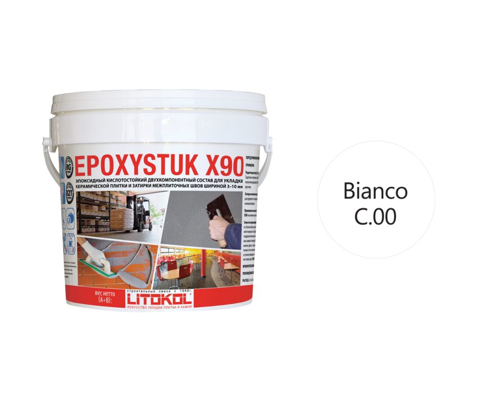 Купить EPOXYSTUK X90 C.00 BIANCO 5kg bucket в Краснодаре #2