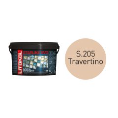 Купить STARLIKE EVO S.205 TRAVERTINO затир.смесь (1kg bucket) в Краснодаре #2