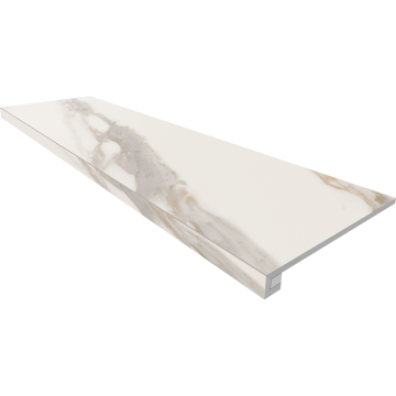 Купить Комплект (Ступень RM01 (33x120x9) непол. (прямоугол. бортик) без насечек + Подступенок (14,5x120x9)) в Краснодаре