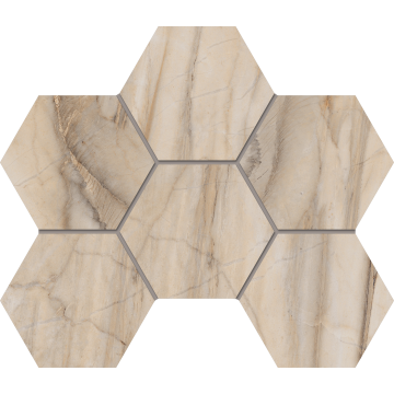 Купить Мозаика BR01 Гексагон 25x28,5x9 непол. в Краснодаре