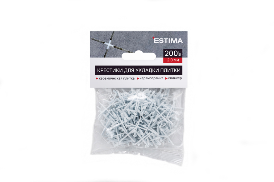 Купить Крестики для плитки 2 мм Estima PROFI (200 шт) в Москве-2