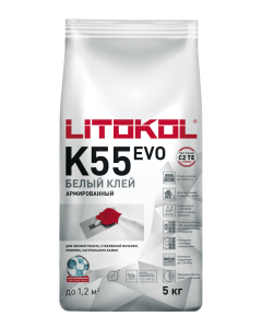 Купить LitoPlus K55-клеевая смесь 5kg Al.bag в Краснодаре