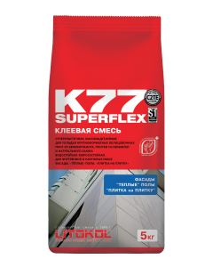 Купить SUPERFLEX K77 серый-клеевая смесь 5kg bag в Краснодаре #2