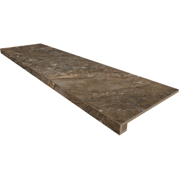 Купить Комплект (Ступень BR04 (33x120x9) непол. (прямоугол. бортик) без насечек + Подступенок (14,5x120x9)) в Краснодаре