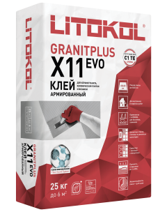 Купить LitoKol X11 EVO серый-клеевая смесь 25kg bag в Краснодаре