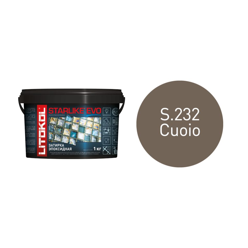 Купить STARLIKE EVO S.232 CUOIO затир.смесь (1kg bucket) в Краснодаре
