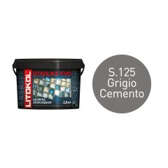 Купить STARLIKE EVO S.125 GRIGIO CEMENTO затир.смесь (2,5kg bucket) в Краснодаре #2