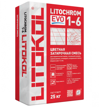 Купить LITOCHROM 1-6 EVO LE 100 пепельно-белый 25kg bag в Ростове-на-Дону