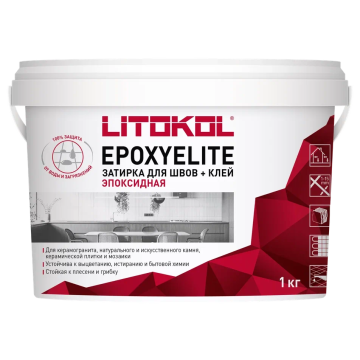 Купить EpoxyElite E.01 ЗЕФИР эпоксидный состав для укладки и затирки мозаики и керамической плитки (1,0 kg bucket) в Ростове-на-Дону