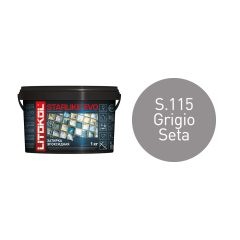 Купить STARLIKE EVO S.115 GRIGIO SETA затир.смесь (1kg bucket) в Краснодаре #2