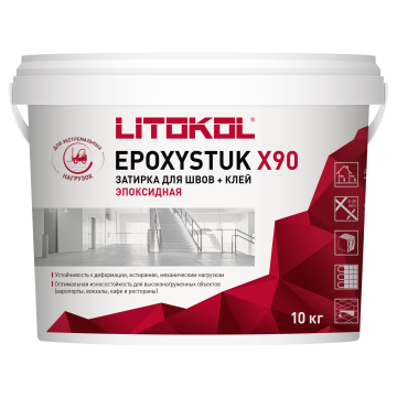 Купить EPOXYSTUK X90 C.15 GRIGIO FERRO  5kg bucket в Москве