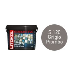 Купить STARLIKE EVO S.120 GRIGIO PIOMBO затир.смесь (5kg bucket) в Краснодаре #2