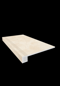 Купить Комплект (Ступень SR07 (33x120) непол. (прямоугол. бортик) с насечками + Подступенок (14,5x120)) в Краснодаре