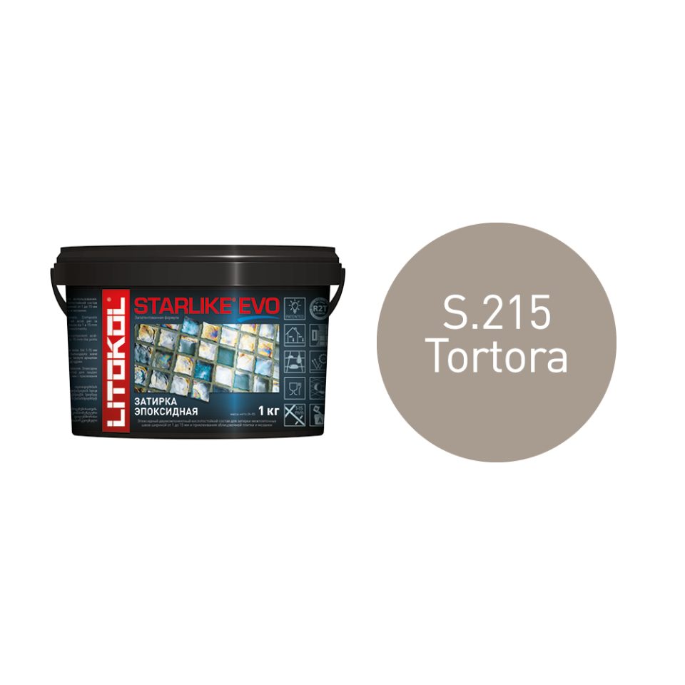 Купить STARLIKE EVO S.215 TORTORA затир.смесь (1kg bucket) в Краснодаре