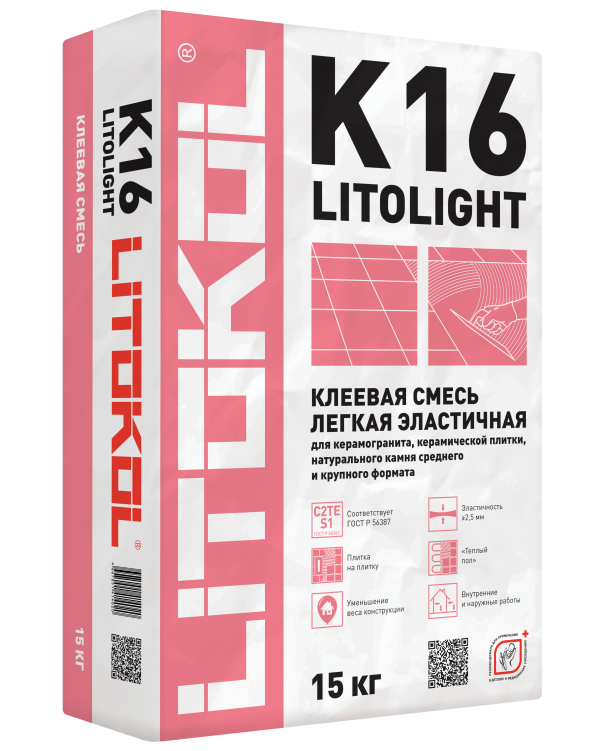 Купить Litolight K16-клеевая смесь 15kg bag в Воронеже-1