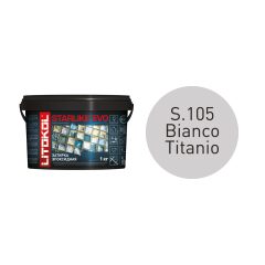Купить STARLIKE EVO S.105 BIANCO TITANIO затир.смесь (1kg bucket) в Краснодаре #2